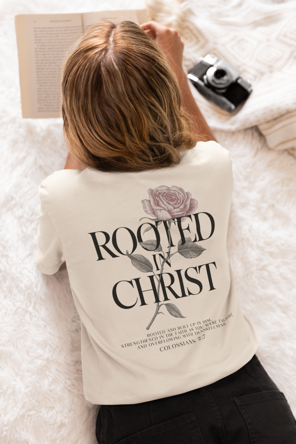 Rooted In Christ Womens t-shirt